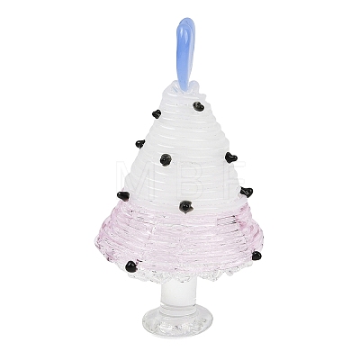 Handmade Lampwork Christmas Tree Ornaments LAMP-C026-06D-1