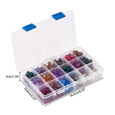 Baking Painted Glass Bead Sets DGLA-PH0002-05-NF-1