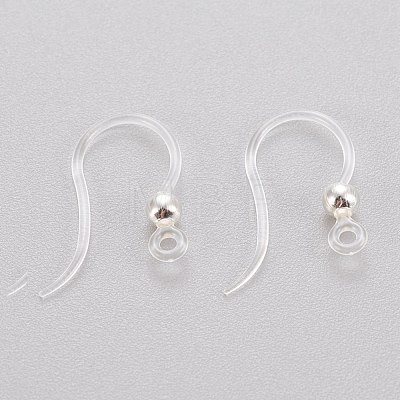 Eco-Friendly Plastic Earring Hooks STAS-K203-03S-1
