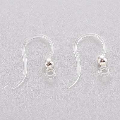 Eco-Friendly Plastic Earring Hooks STAS-K203-03S-1