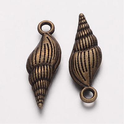 Tibetan Style Alloy Pendants TIBEP-20321-AB-NR-1