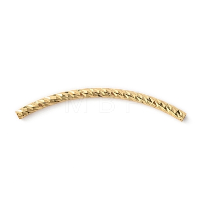 Brass Curved Tube Beads FIND-WH0110-155C-1