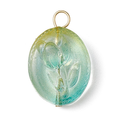 Transparent Glass Pendant PALLOY-JF02256-1