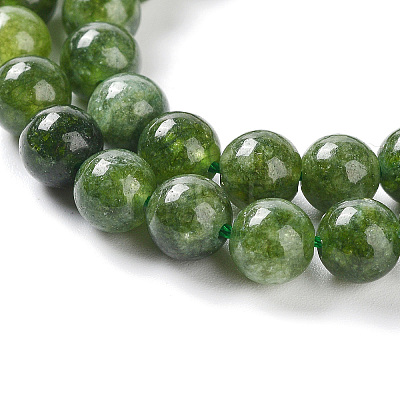 Dyed Natural Malaysia Jade Beads Strands G-G021-02B-13-1