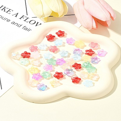 30Pcs Baking Paint Glass Beads GLAA-FS0001-99E-1