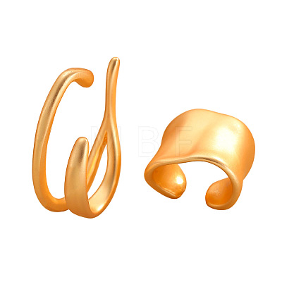 2Pcs Brass Cuff Earrings WG7AD45-01-1