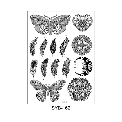Mandala Pattern Vintage Removable Temporary Water Proof Tattoos Paper Stickers MAND-PW0001-15F-1