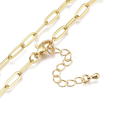 Brass Pendant Necklaces NJEW-M185-01G-1