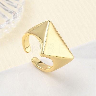 Brass Cuff Open Rings RJEW-C170-01G-1