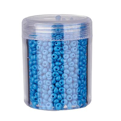 Opaque Glass Seed Beads SEED-JP0004-B12-1