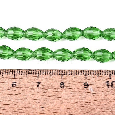 Transparent Glass Beads Strands GLAA-N071-01A-A10-1