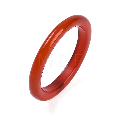 Dyed & Heated Natural Agate Finger Rings for Women RJEW-Z075-01D-1