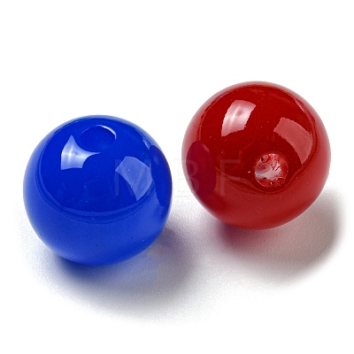 Opaque Acrylic Beads MACR-D081-07-1