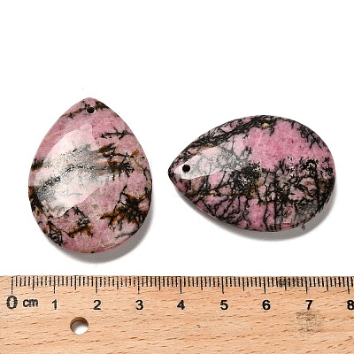Natural Rhodonite Pendants G-Z088-02I-1