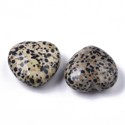 Natural Dalmatian Jasper Healing Stones G-R418-26-2-1