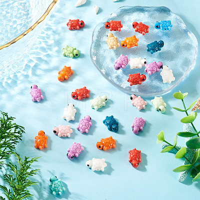 30Pcs Handmade Porcelain Beads PORC-TA0001-73A-1