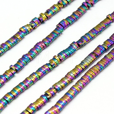 Electroplate Non-magnetic Synthetic Hematite Beads Strands G-I094-M-1