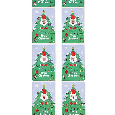 200Pcs Christmas Theme Paper Self-Adhesive Stickers DIY-M070-02R-1