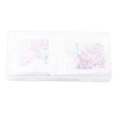 1040Pcs Glass Seed Beads GLAA-PA0001-08C-1