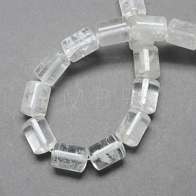 Natural Quartz Crystal Column Beads Strands G-S115-18-1