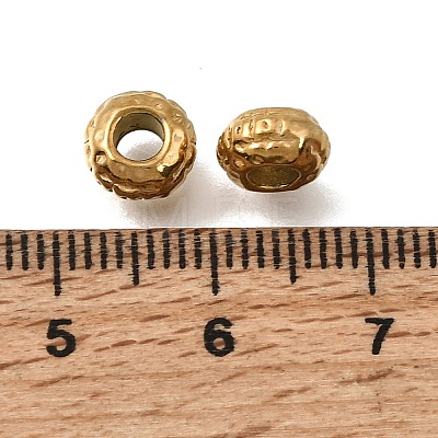 304 Stainless Steel Beads STAS-L315-063C-G-1