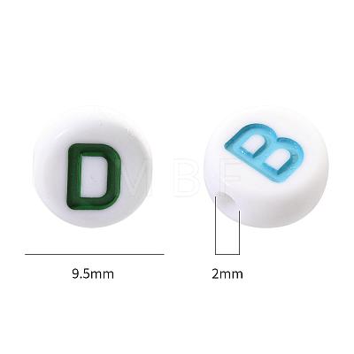 Opaque White Acrylic Beads SACR-YW0001-23B-1