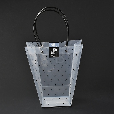 Transparent PVC Gift Bag with Handle ABAG-A004-01C-1