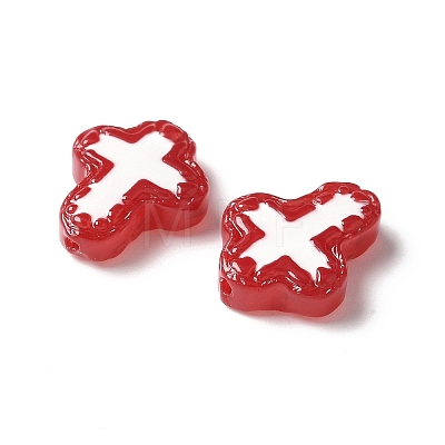 Baking Paint Glass Enamel Beads BLOW-D300-06E-1