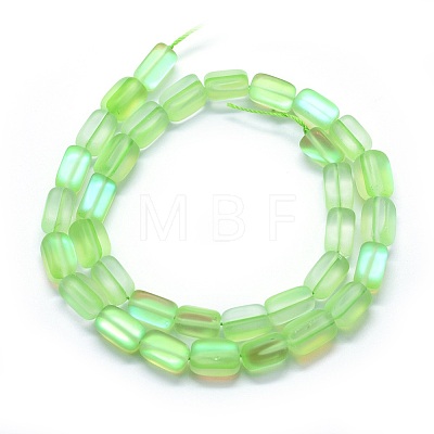 Synthetic Moonstone Beads Strands G-E503F-A03-1