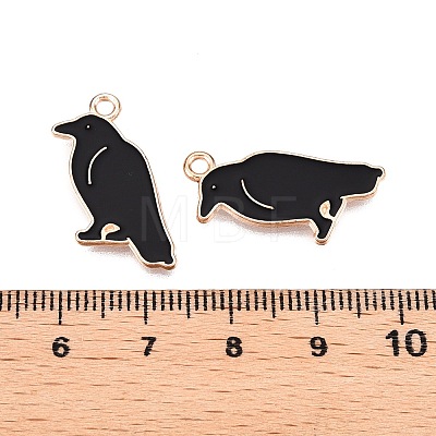 Halloween Theme Alloy Enamel Pendants X-PALLOY-N176-45-RS-1