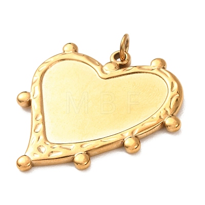 304 Stainless Steel Pendant Cabochon Settings STAS-Z204-04G-02-1