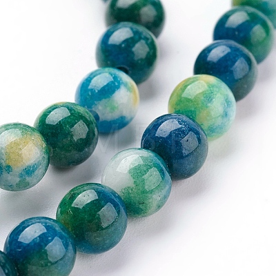 Jade Beads Strands X-G-D264-6mm-XH05-1