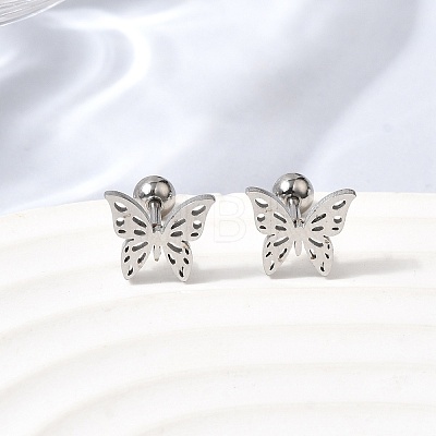 304 Stainless Steel Nose Bone Rings STAS-B126-14P-01-1