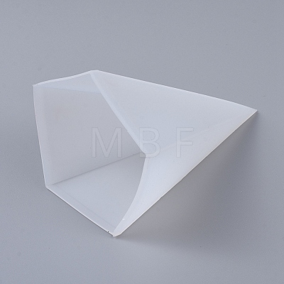 DIY Pentagonal Cone Silicone Molds X-DIY-F048-03-1
