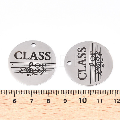 Non-Tarnish 201 Stainless Steel Pendants LS-STAS-T064-38P-23-1