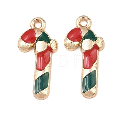 Christmas Alloy Enamel Pendants FIND-I067-02KCG-13A-1