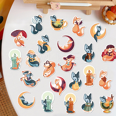 Fox Paper Stickers Set X-DIY-M031-41-1