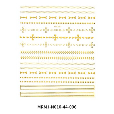 3D Goldenrod Nail Water Decals MRMJ-N010-44-006-1
