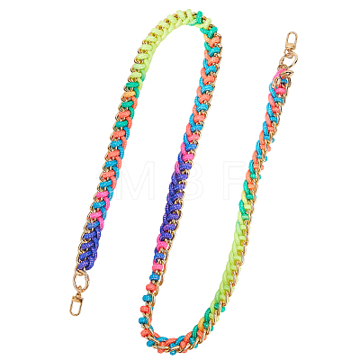Acrylic Cable Chain & Polyester Braided Cord Bag Straps FIND-WH20033-020KCG-D-1