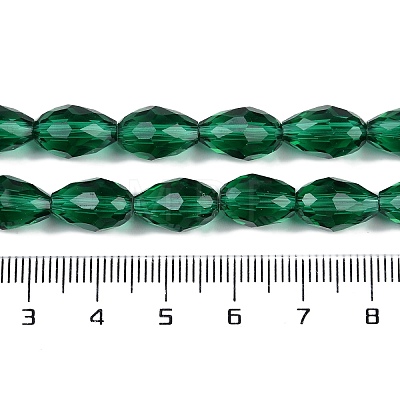 Transparent Glass Beads Strands X-EGLA-N013-T10mm-D24-1