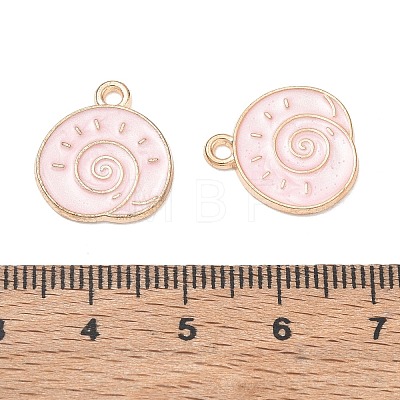 Alloy Enamel Pendants AL-CBAE435-12G-05-1