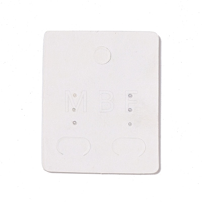 Rectangle Paper Earring Display Card with Hanging Hole CDIS-C004-01A-1
