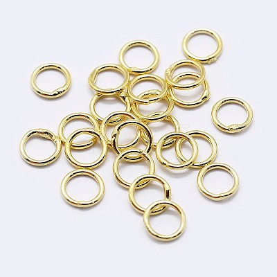 Sterling Silver Closed Jump Rings STER-F036-03G-0.7x6-1