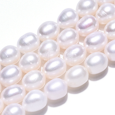 Natural Cultured Freshwater Pearl Beads Strands PEAR-N012-07K-1
