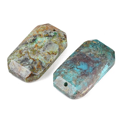 Natural Chrysocolla Pendants G-H325-03J-1