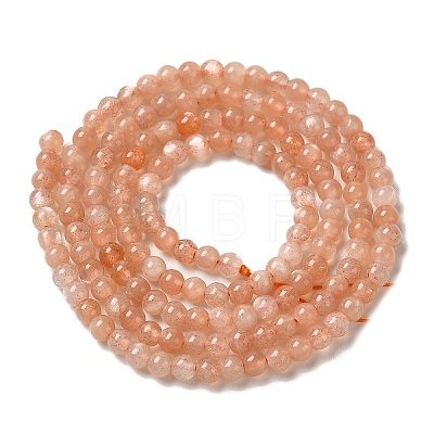 Natural Sunstone Beads Strands G-B090-A05-03-1