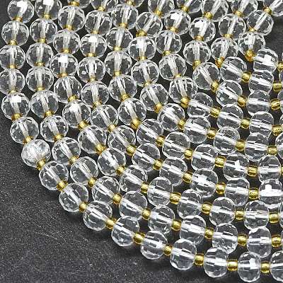 Synthetic Quartz Beads Strands G-K389-E77-01-1