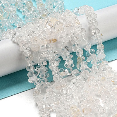 Natural Quartz Crystal Chip Beads Strands G-M205-01A-1