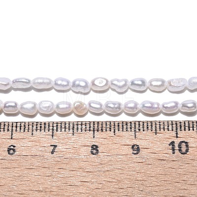 Natural Cultured Freshwater Pearl Beads Strands X-PEAR-N014-03F-1