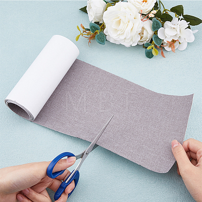 Self Adhesive Linen Fabric DIY-WH0542-20B-1